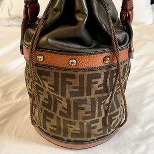 FENDI Zucca Palazzo Bucket Bag